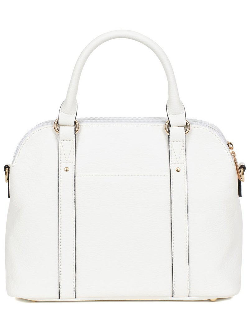 Sac porté main 2 poignées TOSCANE Blanc - Kiabi