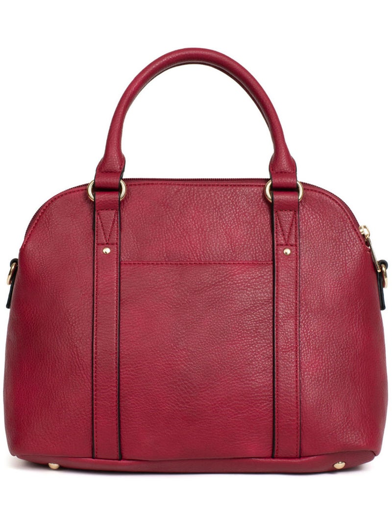 Sac porté main 2 poignées TOSCANE Framboise - Kiabi