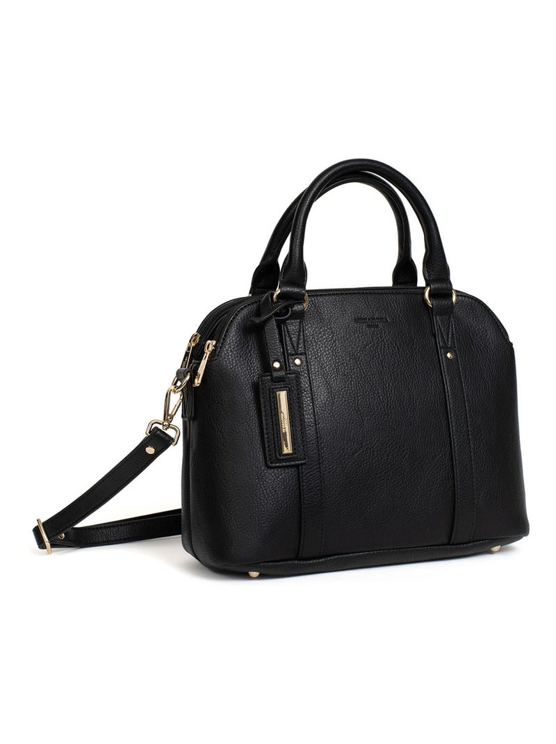 Sac porté main 2 poignées TOSCANE Noir - Kiabi