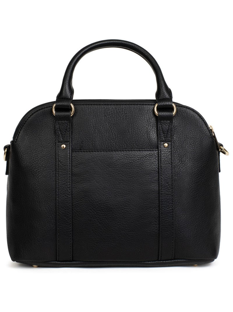 Sac porté main 2 poignées TOSCANE Noir - Kiabi