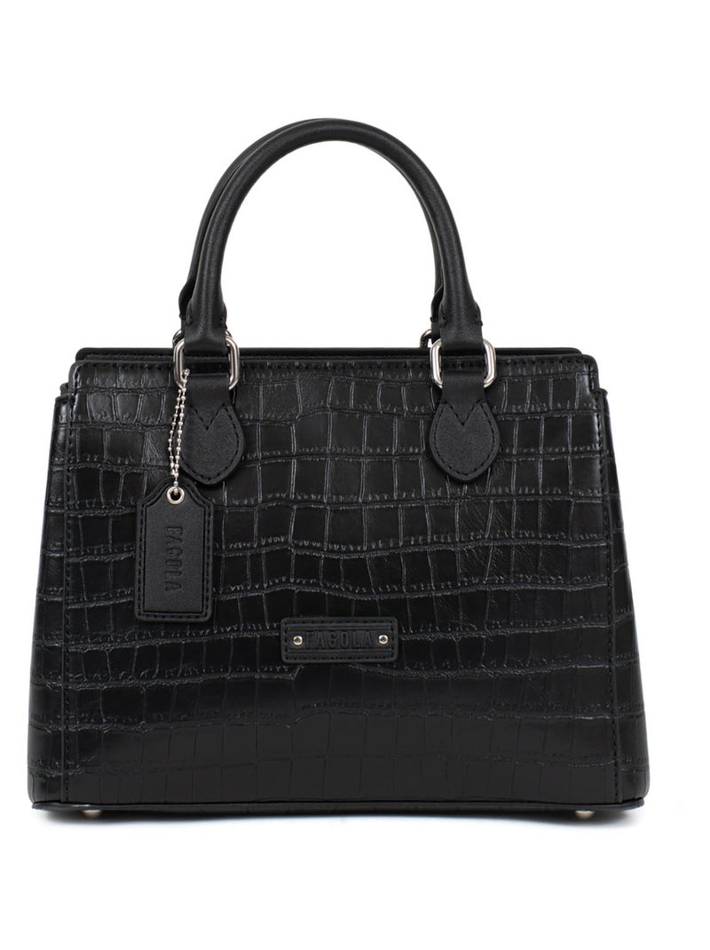 Sac porté main 2 poignées Véra Femme Noir - Kiabi