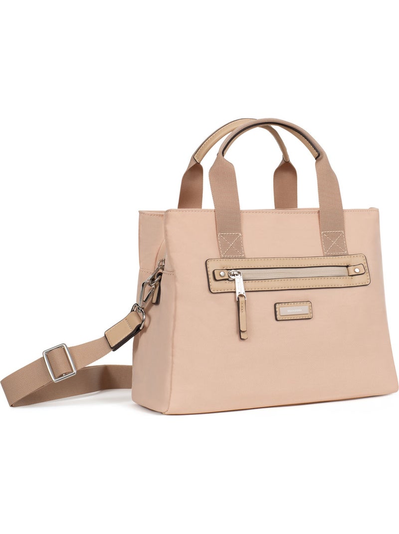 Sac porté main 2 poignées YONA Beige - Kiabi