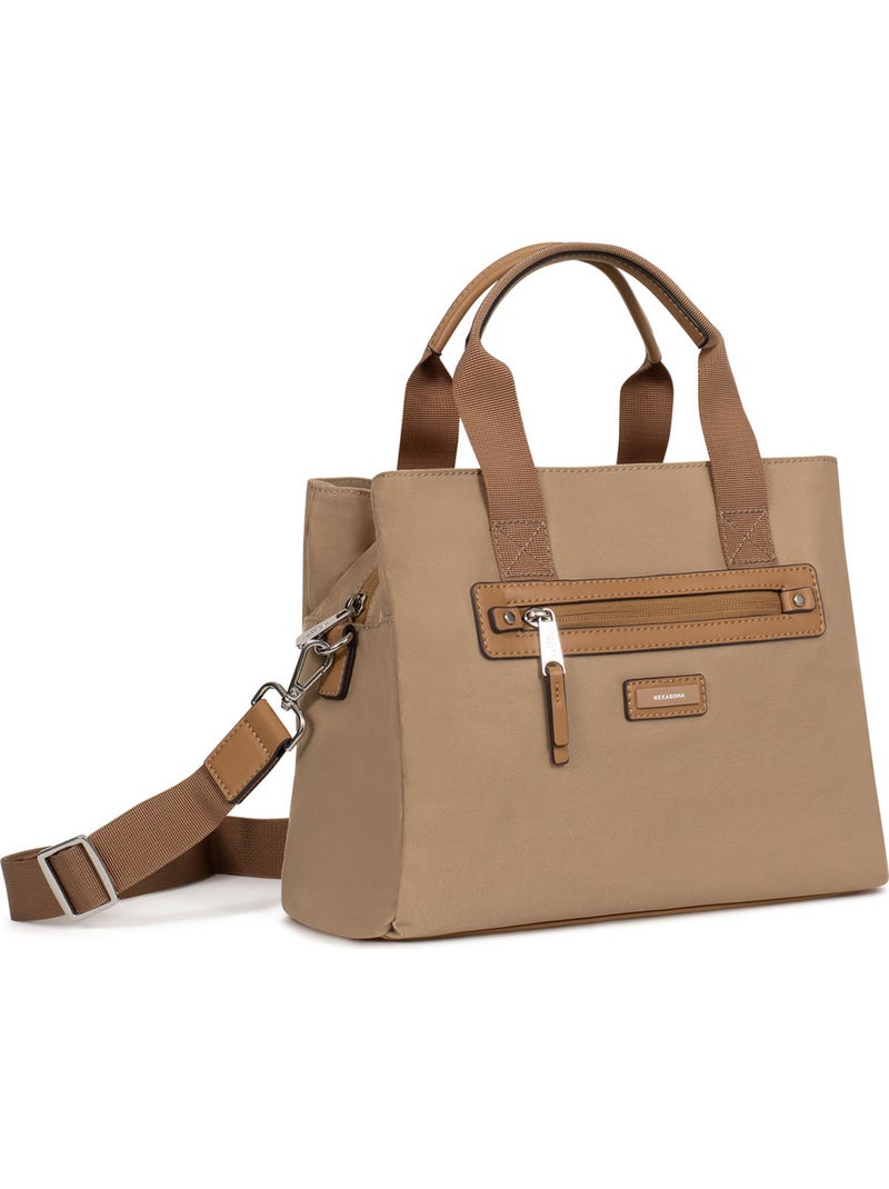 Sac porté main 2 poignées YONA Beige sable - Kiabi