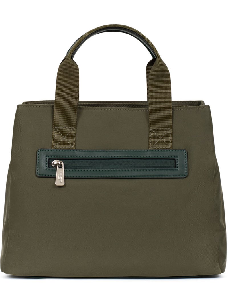 Sac porté main 2 poignées YONA Kaki - Kiabi