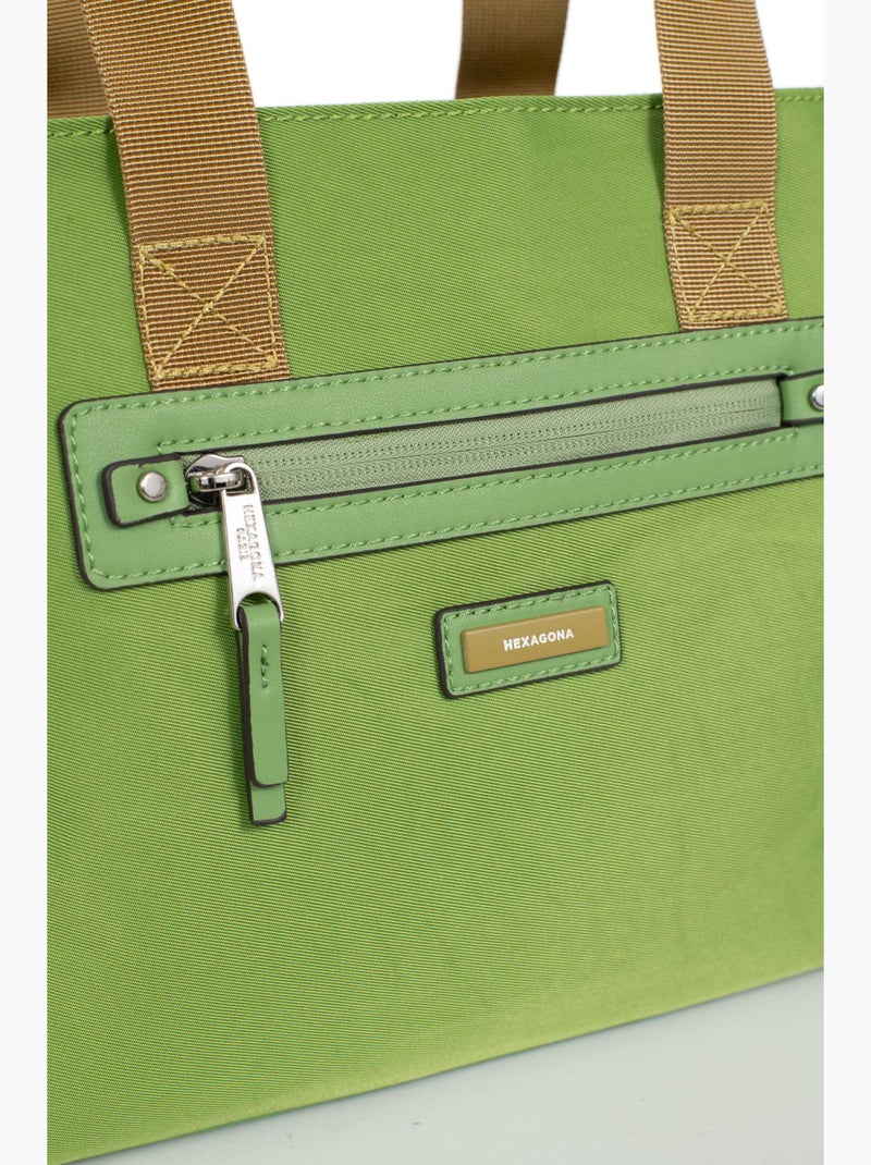 Sac porté main 2 poignées YONA Vert - Kiabi
