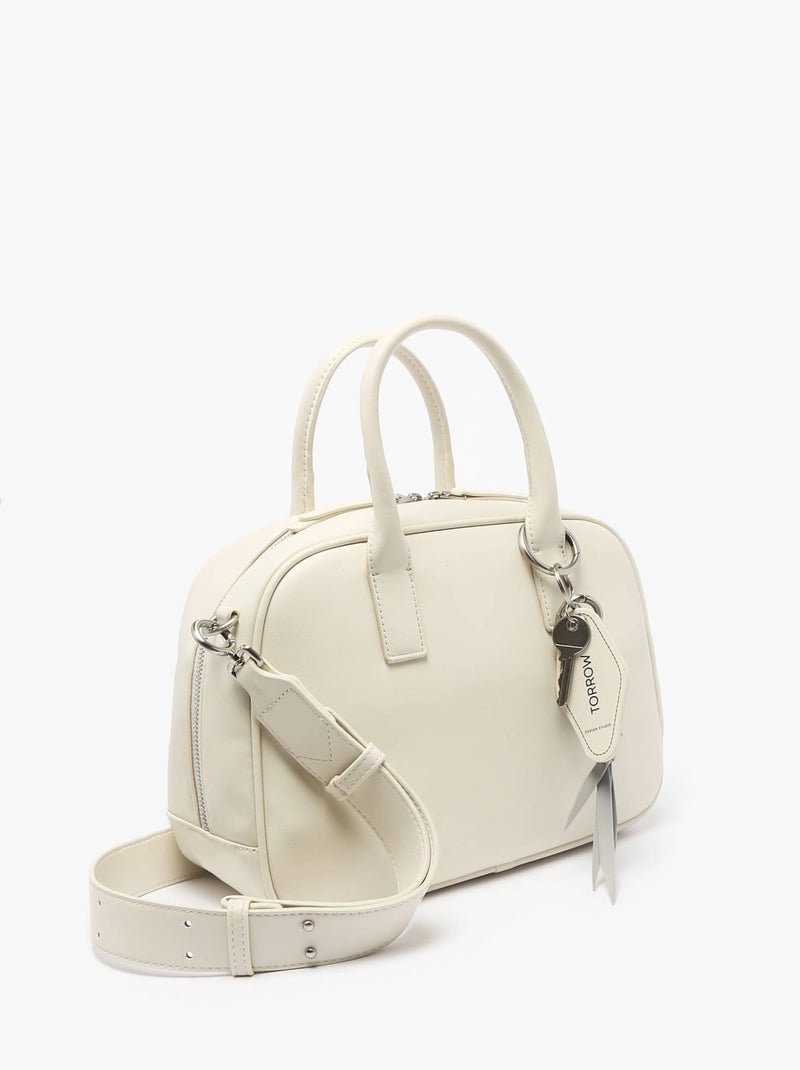 Sac Porté Main Born Torrow Toile Enduite Beige - Kiabi