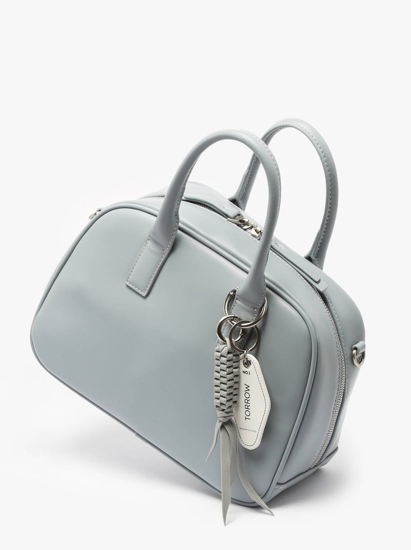 Sac Porté Main Born Torrow Toile Enduite Bleu gris - Kiabi