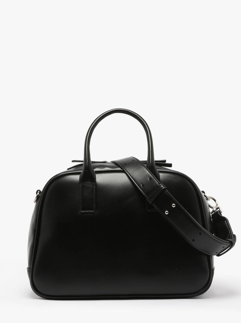 Sac Porté Main Born Torrow Toile Enduite Noir - Kiabi