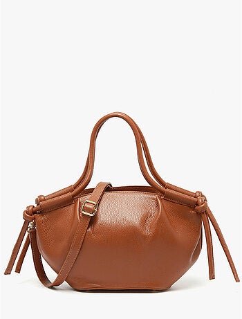 Sac porté main caviar cuir milano cuir de vachette