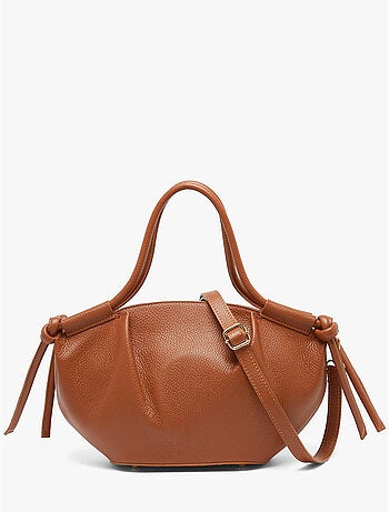 Sac porté main caviar cuir milano cuir de vachette