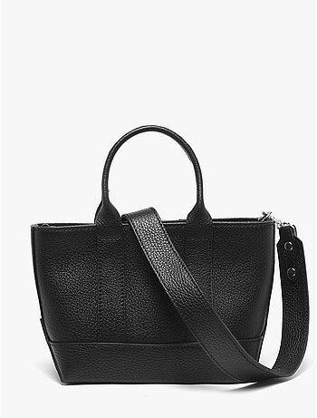 Sac porté main caviar cuir milano cuir de vachette