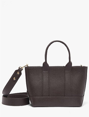 Sac porté main caviar cuir milano cuir de vachette