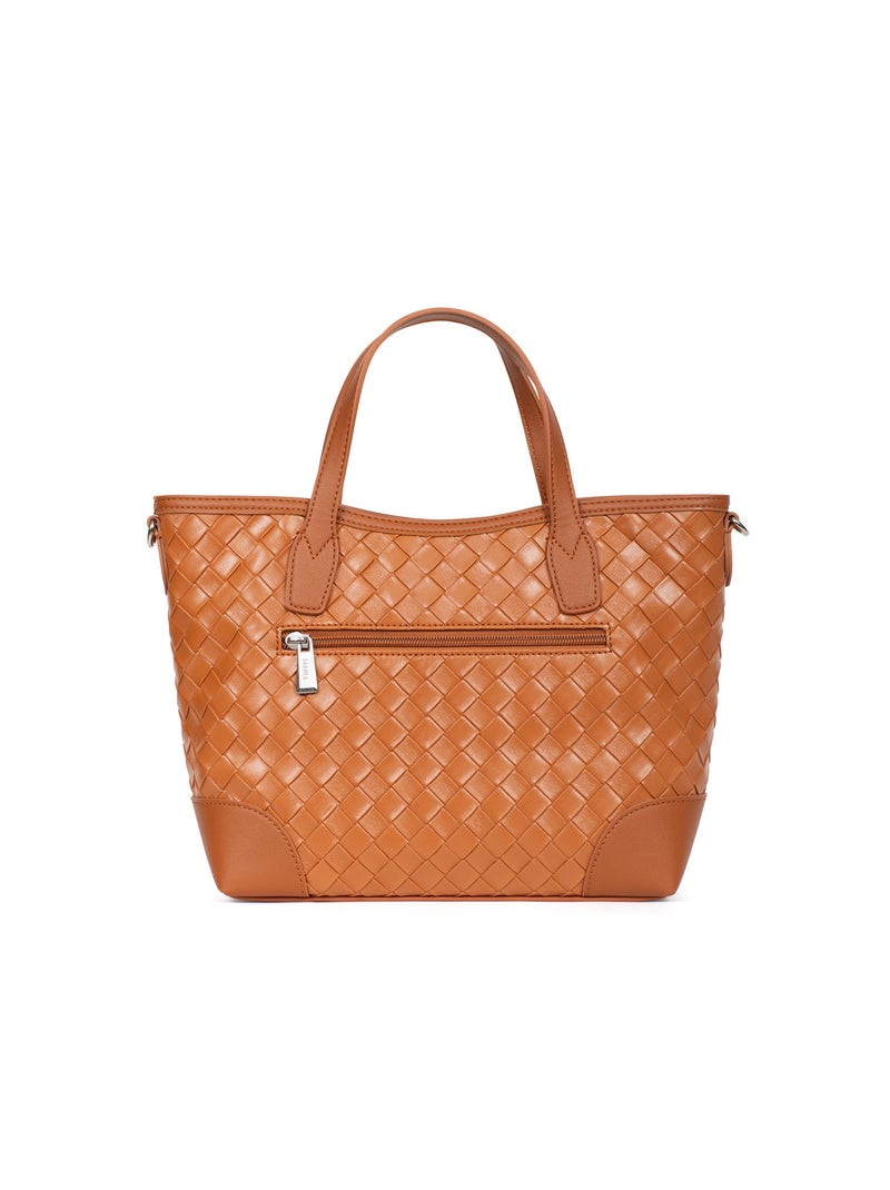 Sac porté main daphné | fagola Marron caramel - Kiabi