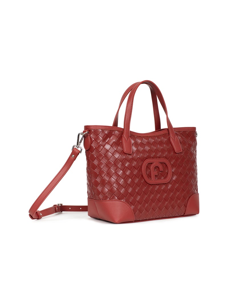 Sac porté main daphné | fagola Noir Bordeaux - Kiabi