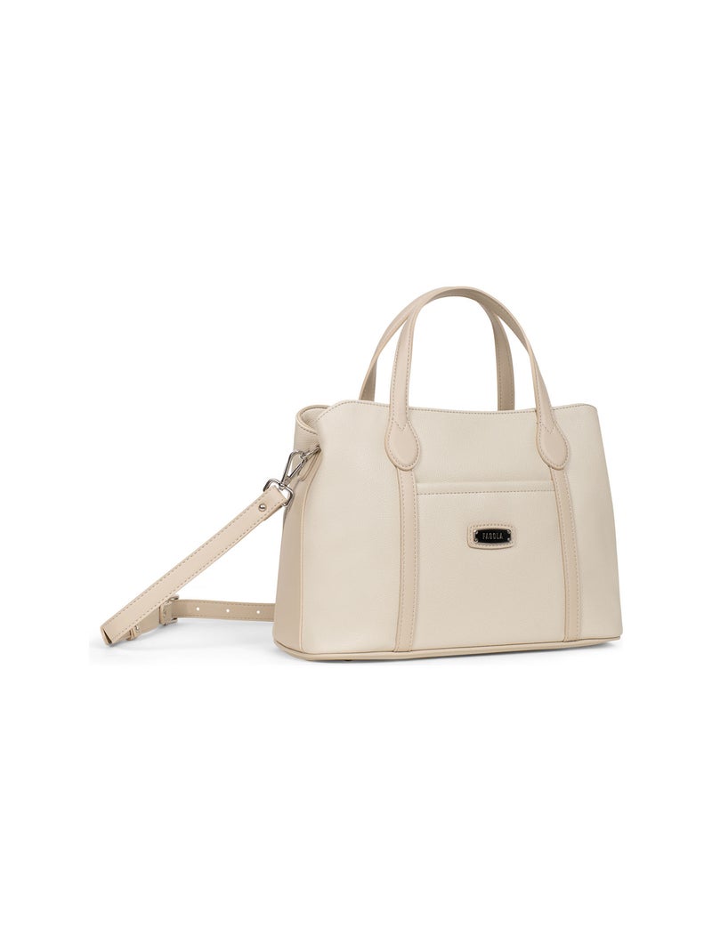 Sac porté main flavia | fagola Beige clair - Kiabi