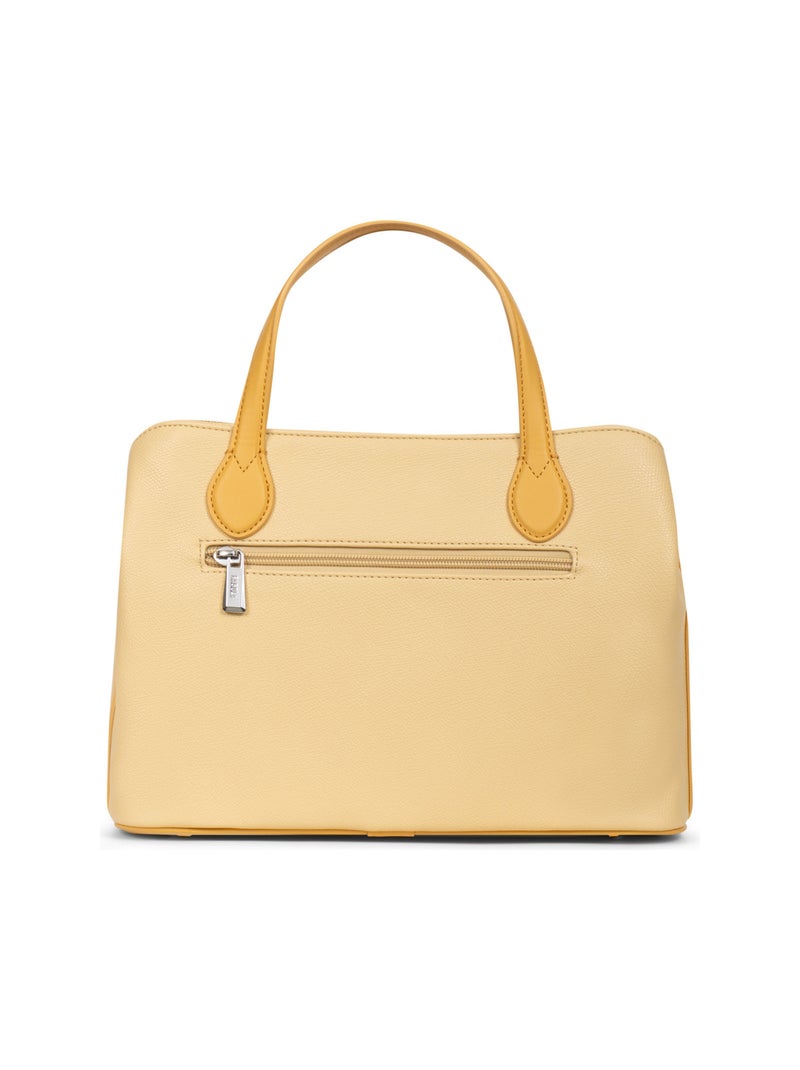 Sac porté main flavia | fagola Jaune - Kiabi