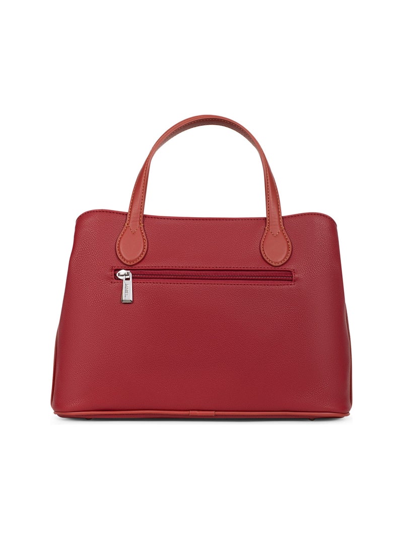 Sac porté main flavia | fagola Rouge carmin - Kiabi