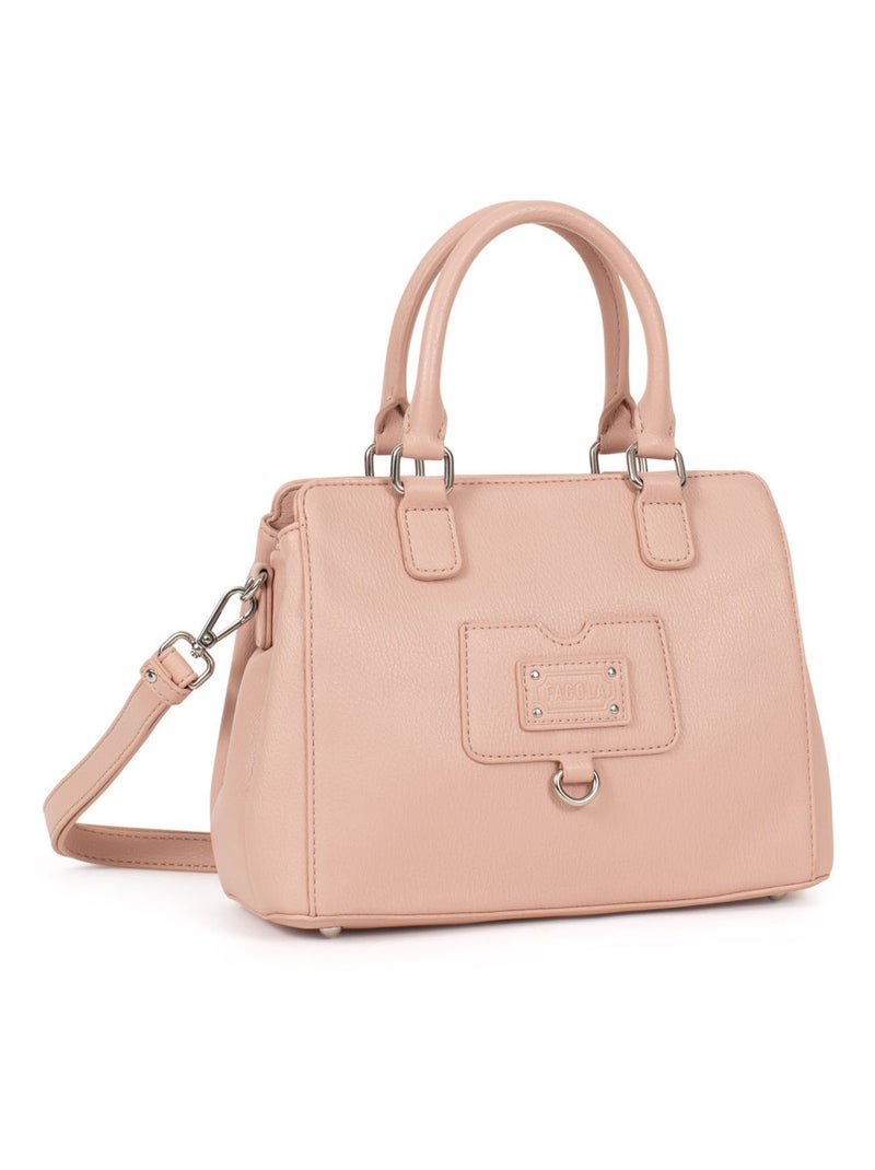 Sac porté main  gina | fagola Beige/Rose - Kiabi