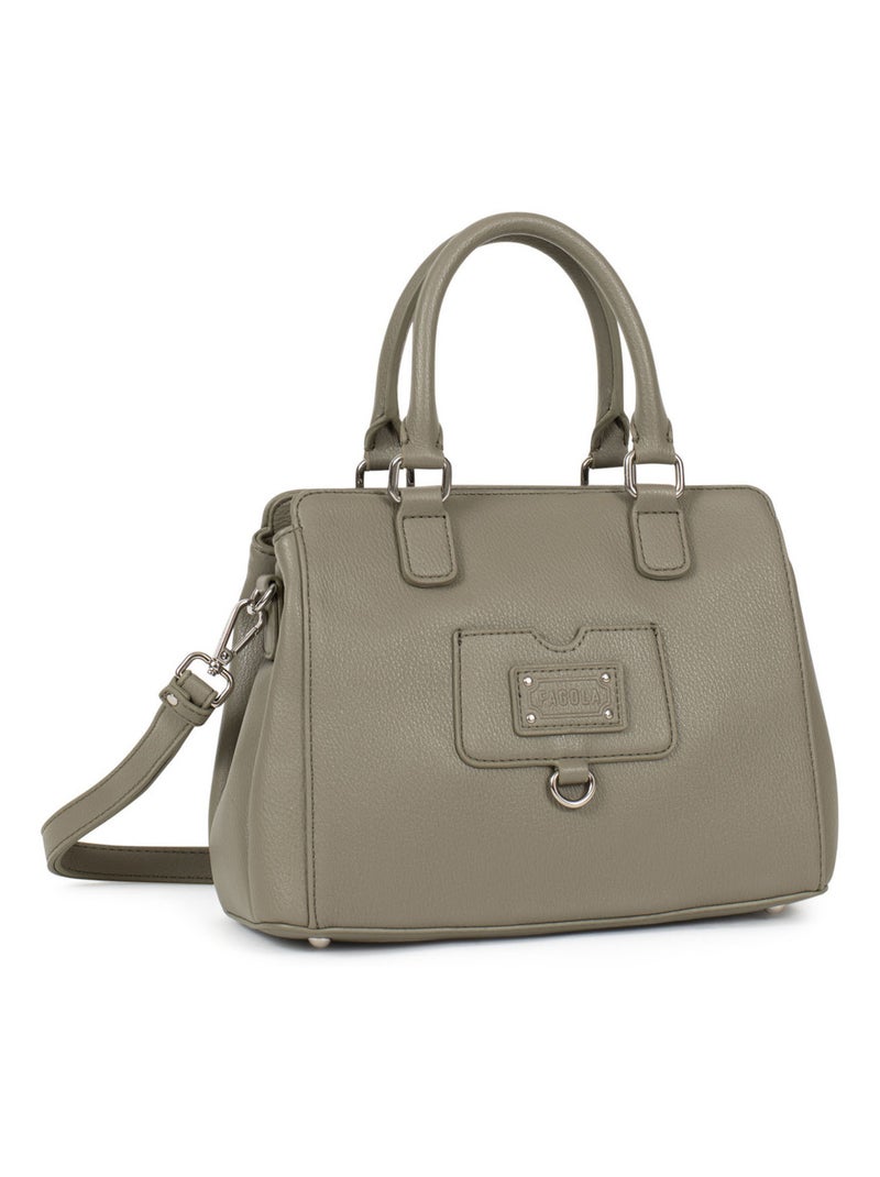 Sac porté main  gina | fagola Kaki - Kiabi