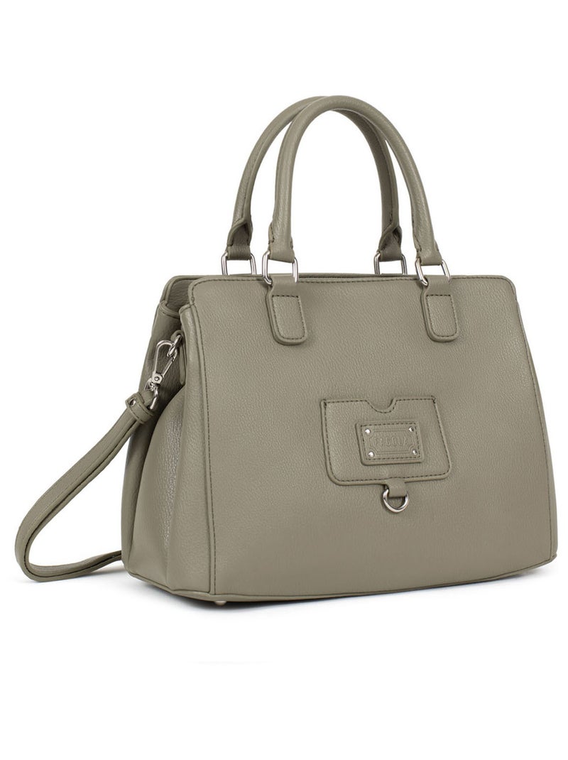 Sac porté main  gina | fagola Kaki - Kiabi