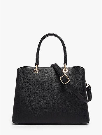 Sac porté main grained gallantry toile enduite