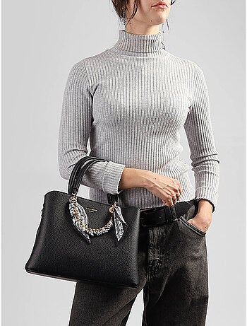 Sac porté main grained gallantry toile enduite