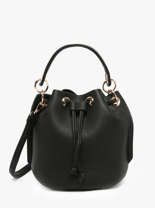 Sac Porté Main Grained Miniprix Toile Enduite - Kiabi