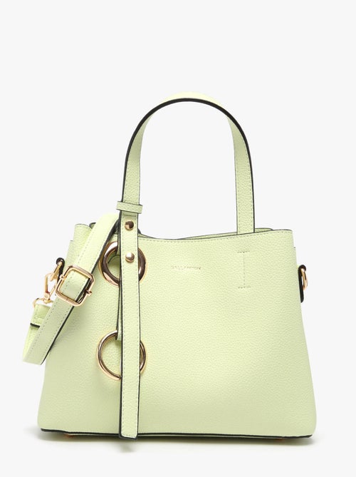 Sac Porté Main Grained Miniprix Toile Enduite - Kiabi