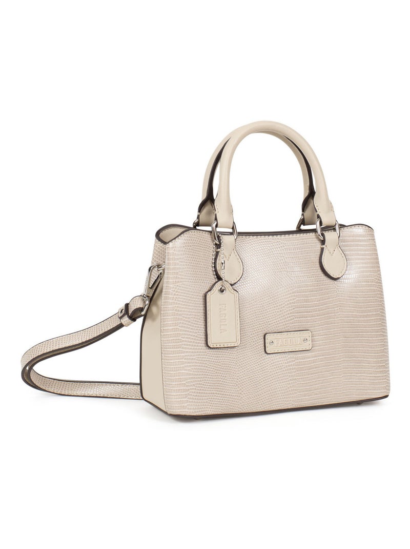 Sac porté main  maria | fagola Gris moyen - Kiabi