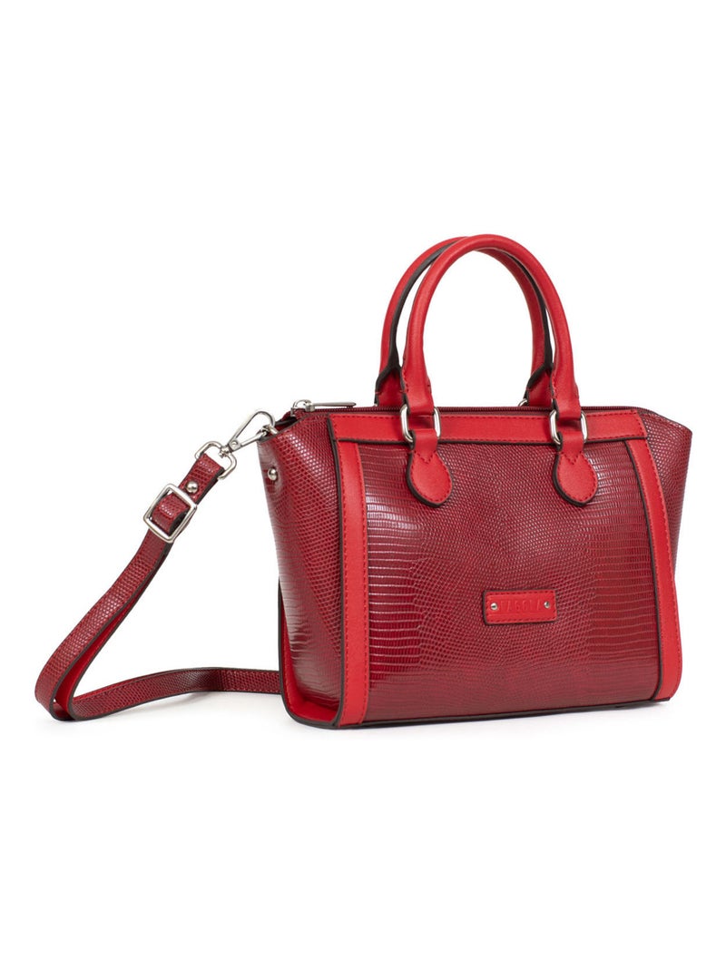 Sac porté main  maria | fagola Rouge carmin - Kiabi