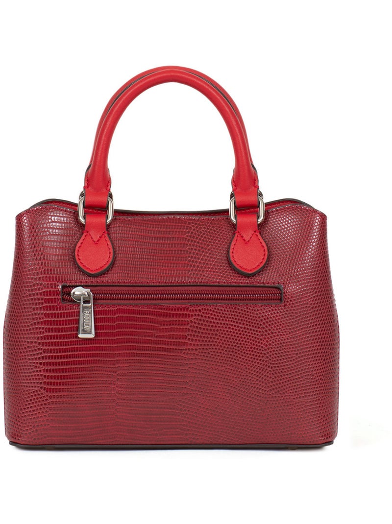 Sac porté main  maria | fagola Rouge carmin - Kiabi
