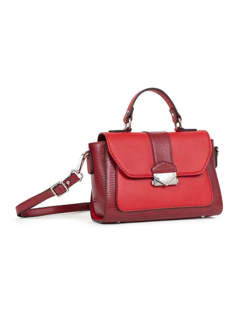 Sac porté main  maria | fagola Rouge carmin - Kiabi