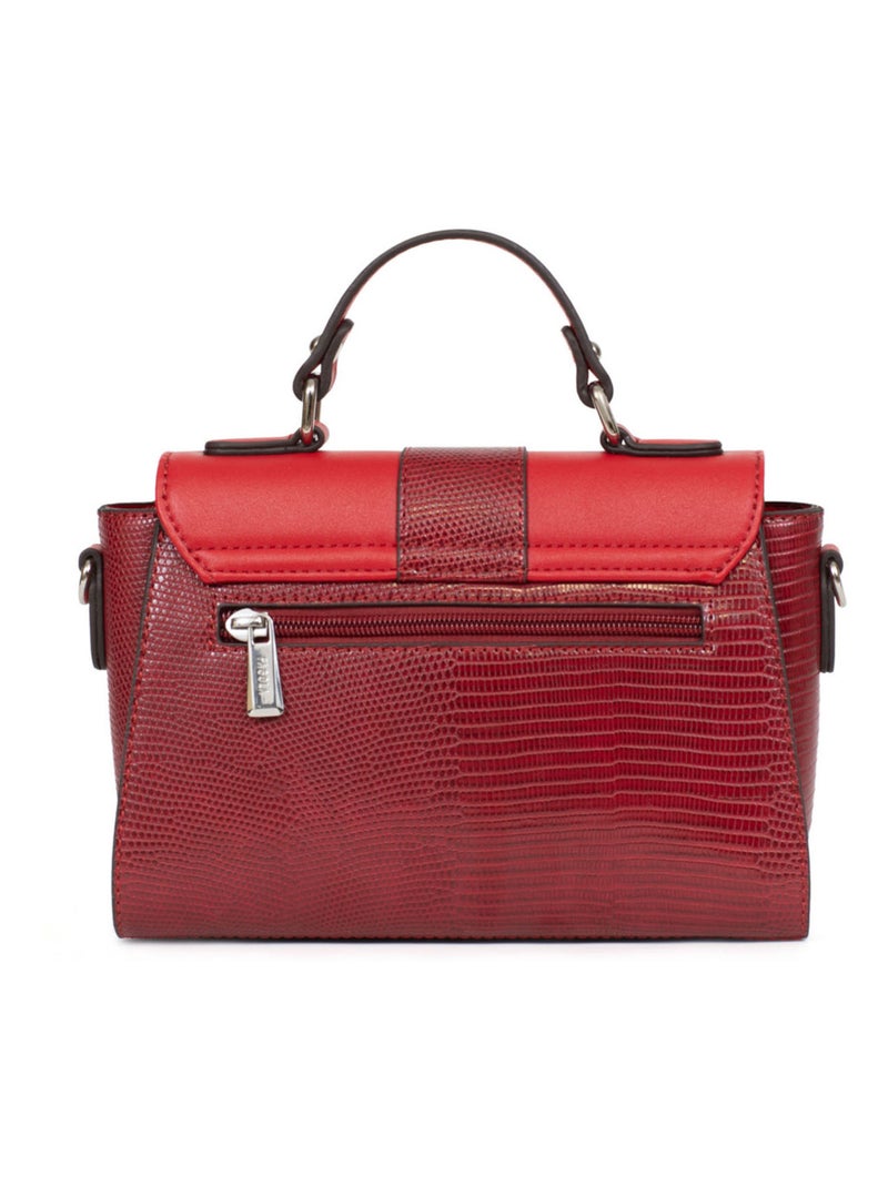 Sac porté main  maria | fagola Rouge carmin - Kiabi