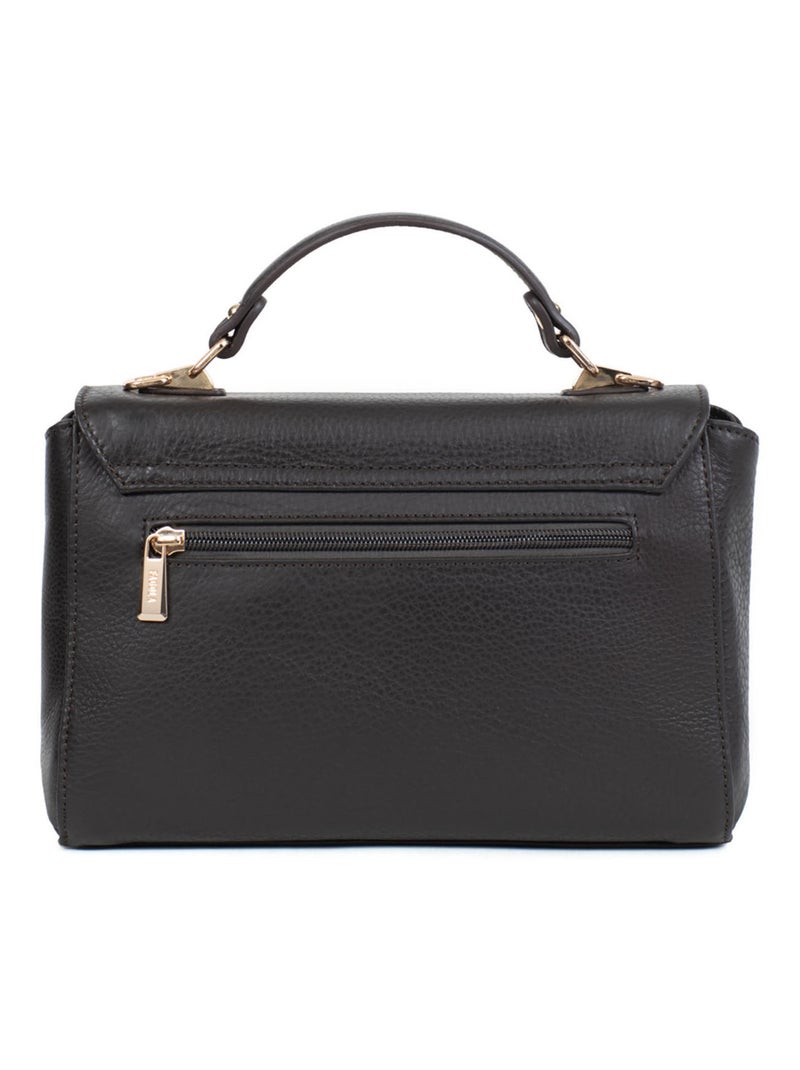 Sac porté main  preta | fagola Marron foncé - Kiabi