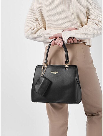 Sac porté main sable gallantry toile enduite