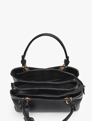 Sac porté main saffiano gallantry toile enduite