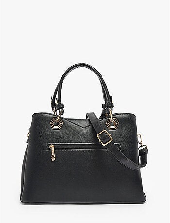 Sac porté main saffiano gallantry toile enduite
