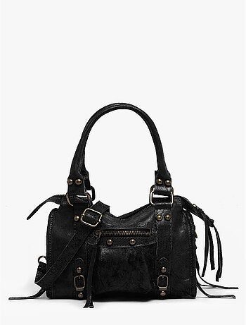 Sac porté main spazzolato cuir milano cuir de vachette