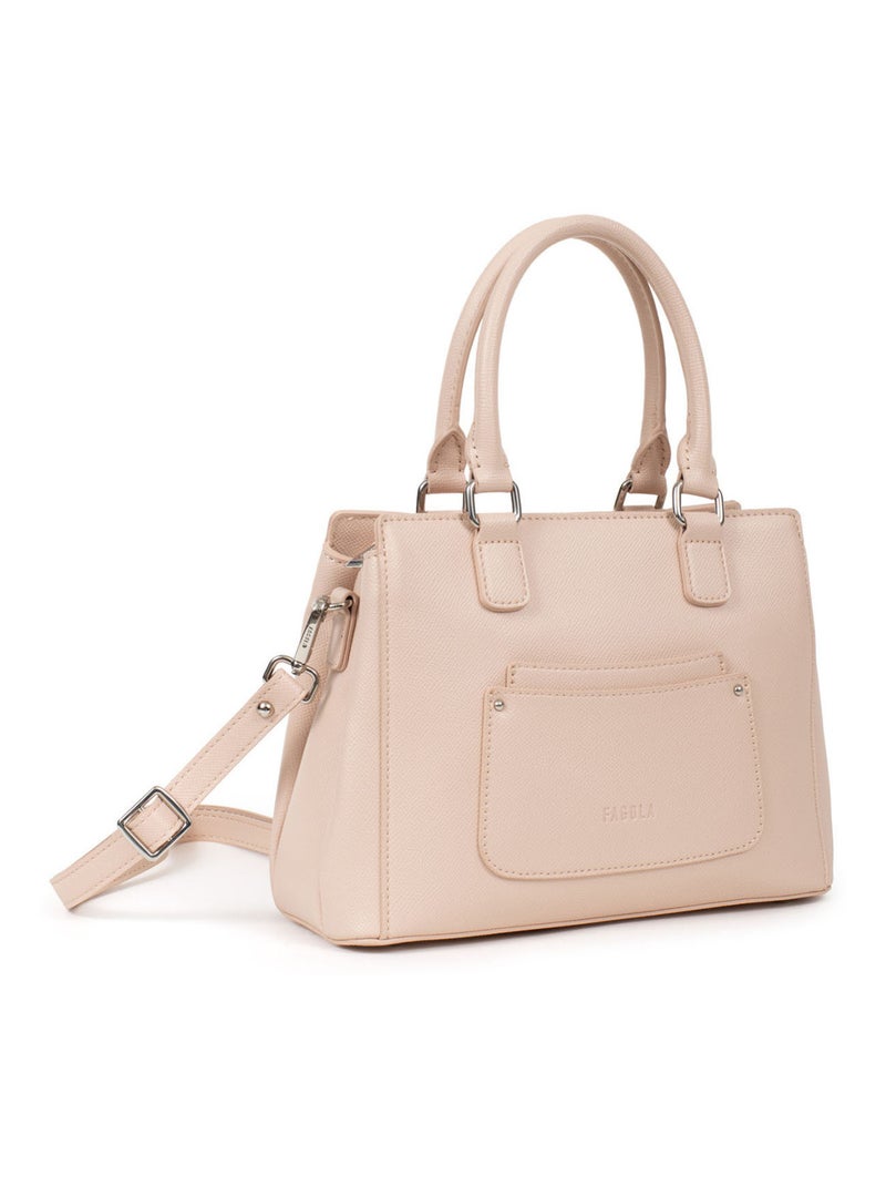 Sac porté main  tessa | fagola Beige/Rose - Kiabi