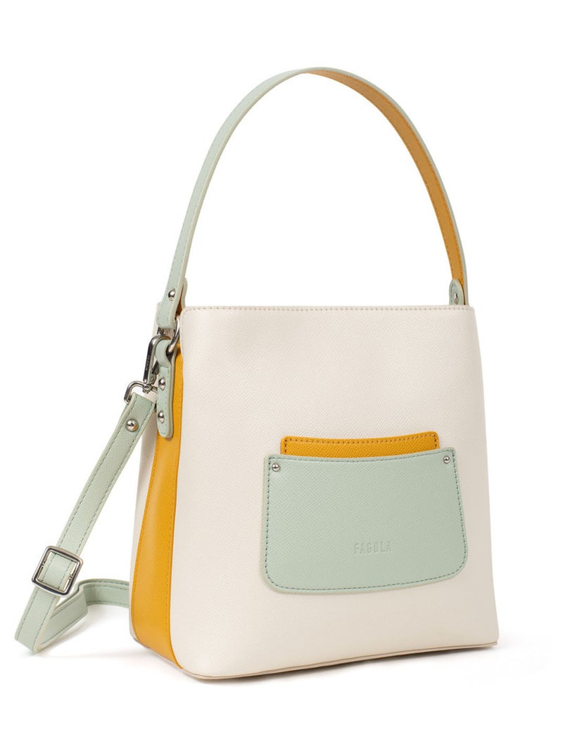 Sac porté main  tessa | fagola Blanc Multicolore - Kiabi