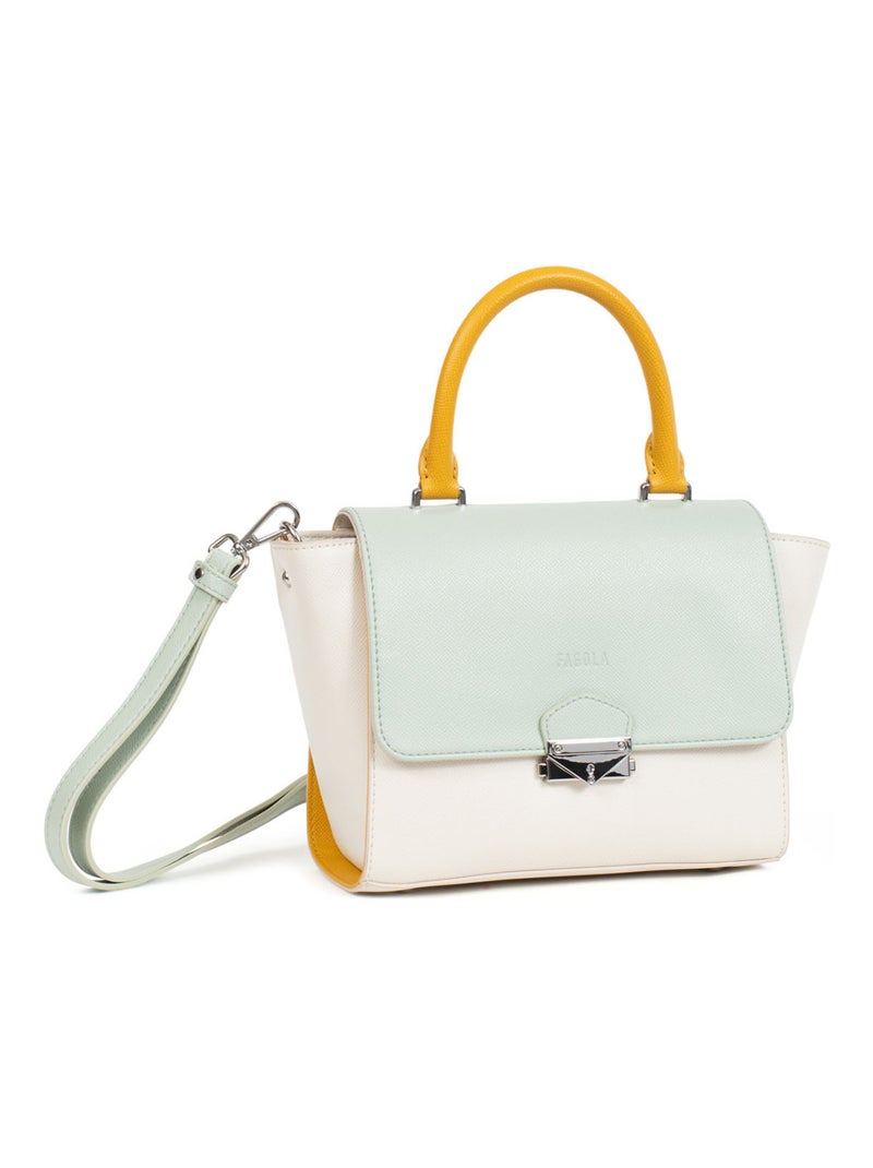 Sac porté main  tessa | fagola Blanc Multicolore - Kiabi