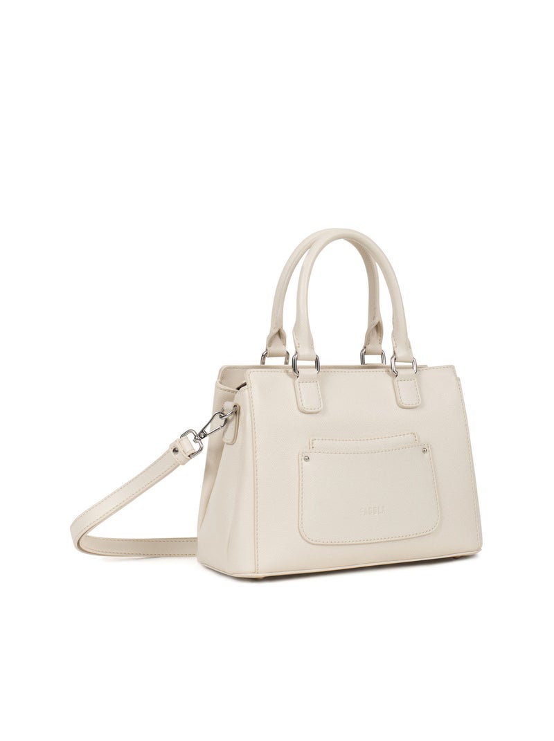 Sac porté main  tessa | fagola Ivoire - Kiabi