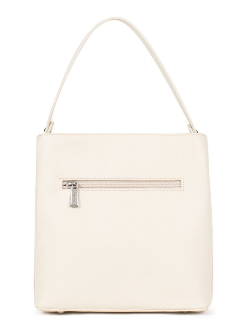 Sac porté main  tessa | fagola Ivoire - Kiabi