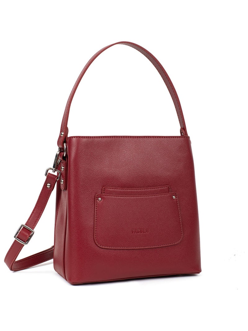 Sac porté main  tessa | fagola Rouge carmin - Kiabi
