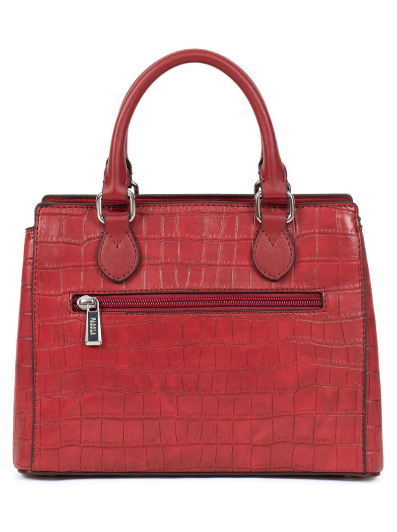 Sac porté main  véra | fagola Rouge carmin - Kiabi