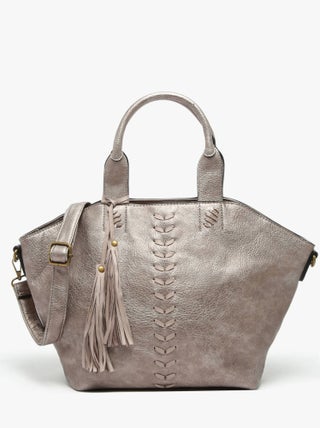 Sac Porté Main Winter Pompon Miniprix Toile Enduite