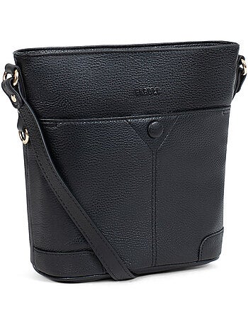 Sac porté travers - Cuir - FAGOLA Preta | FAGOLA