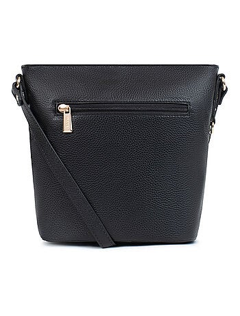 Sac porté travers - Cuir - FAGOLA Preta | FAGOLA