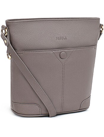 Sac porté travers - Cuir - FAGOLA Preta | FAGOLA