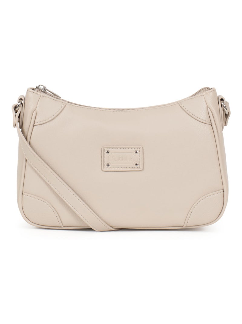 Sac porté travers Beige clair - Kiabi